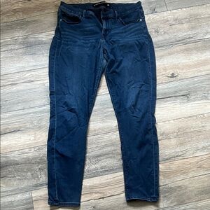 Express Dark Blue Skinny Jeans